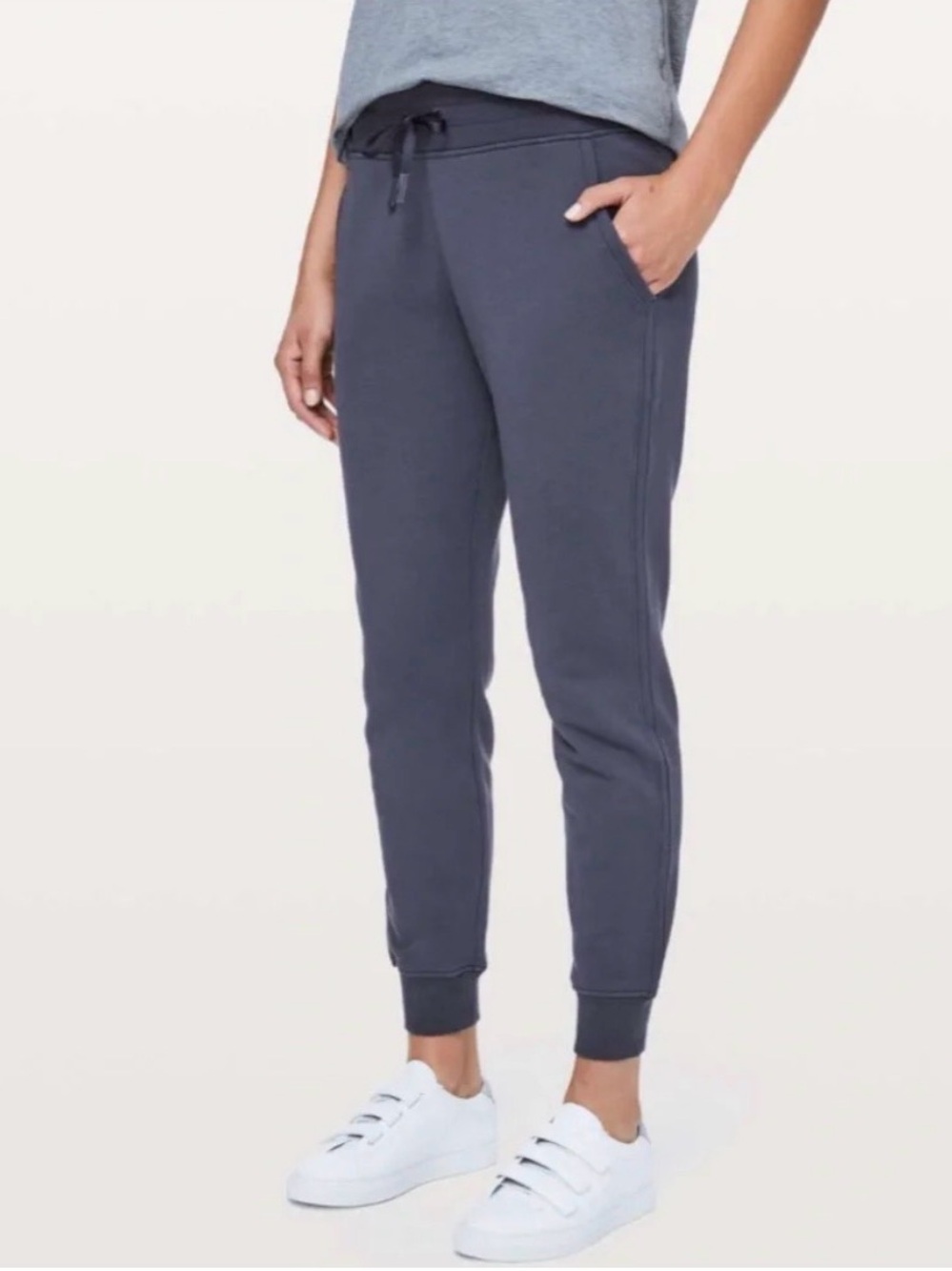 Lululemon Warm Down Jogger Pant Size 6  Smokey Blue.